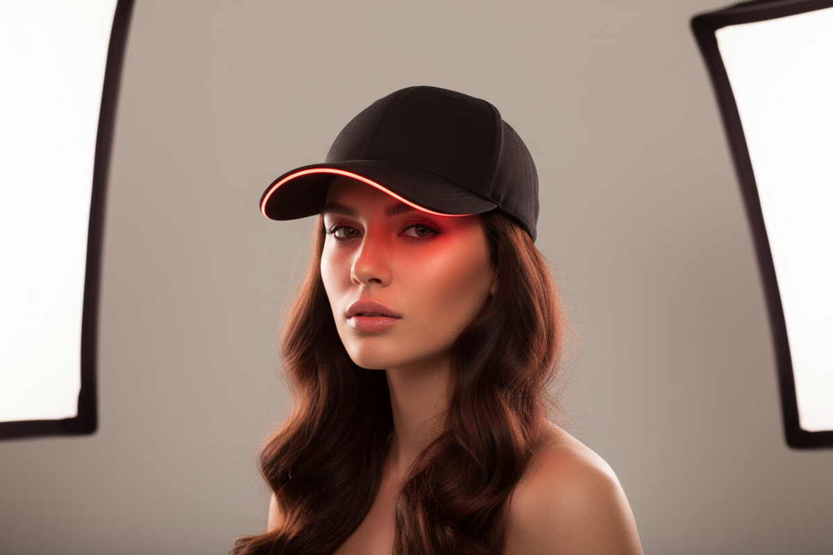 LED Red Light Head Cap